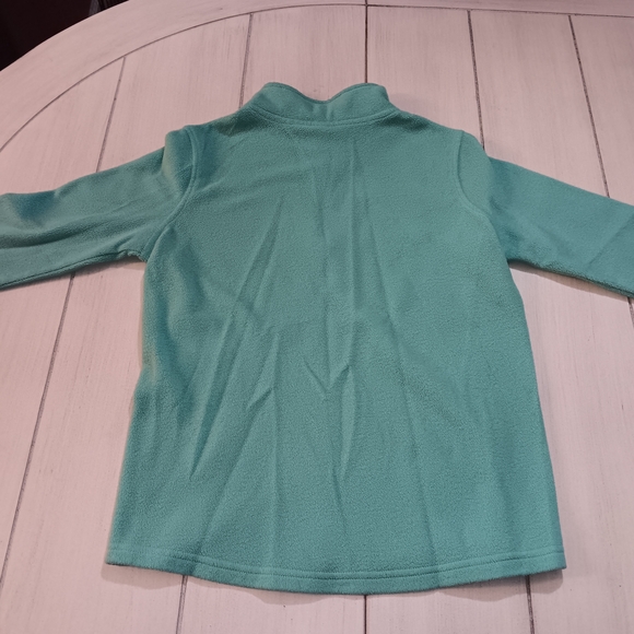 Girls XL(16) Old Navy Kids Long Sleeve Teal Quarter Zip Pullover - Picture 6 of 9